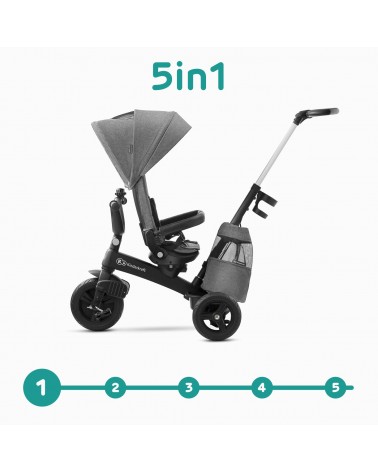 Triciclo EASYTWIST de Kinderkraft, evolutivo y bidireccional