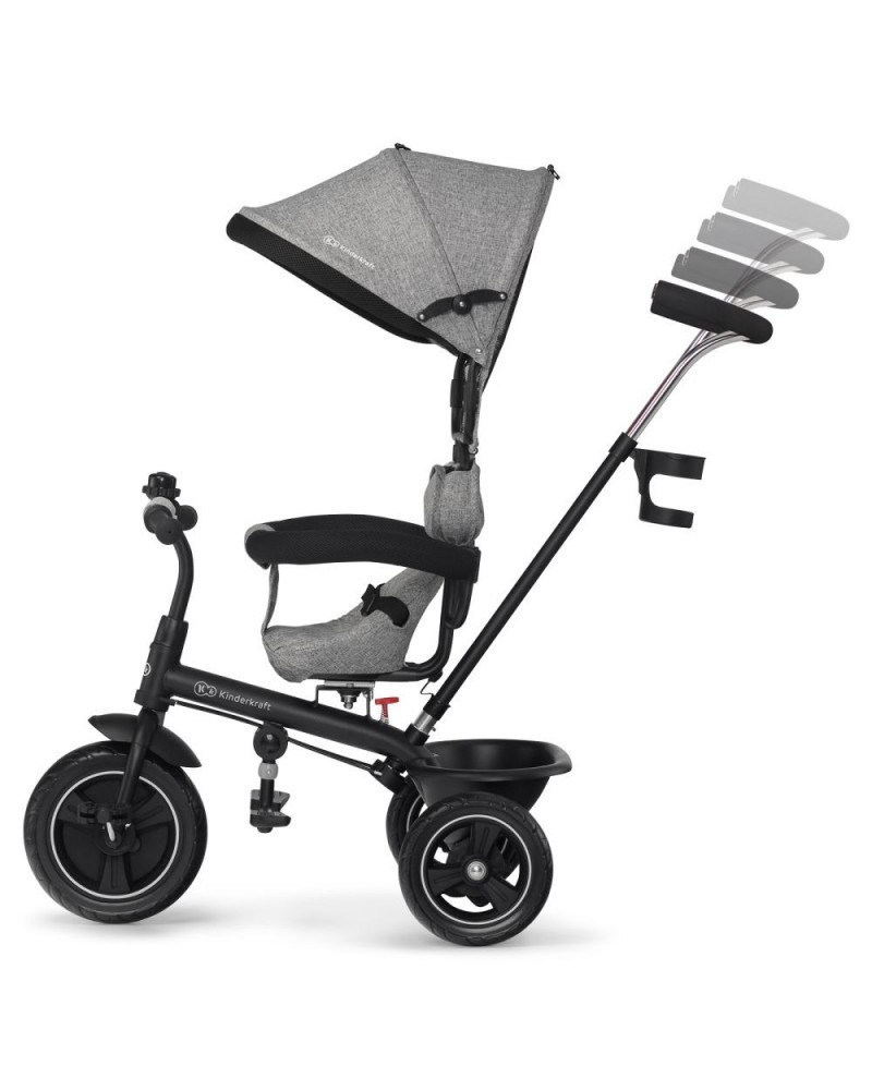 TRICICLO EVOLUTIVO KINDERKRAFT FREEWAY MELANGE GREY EN OFERTA