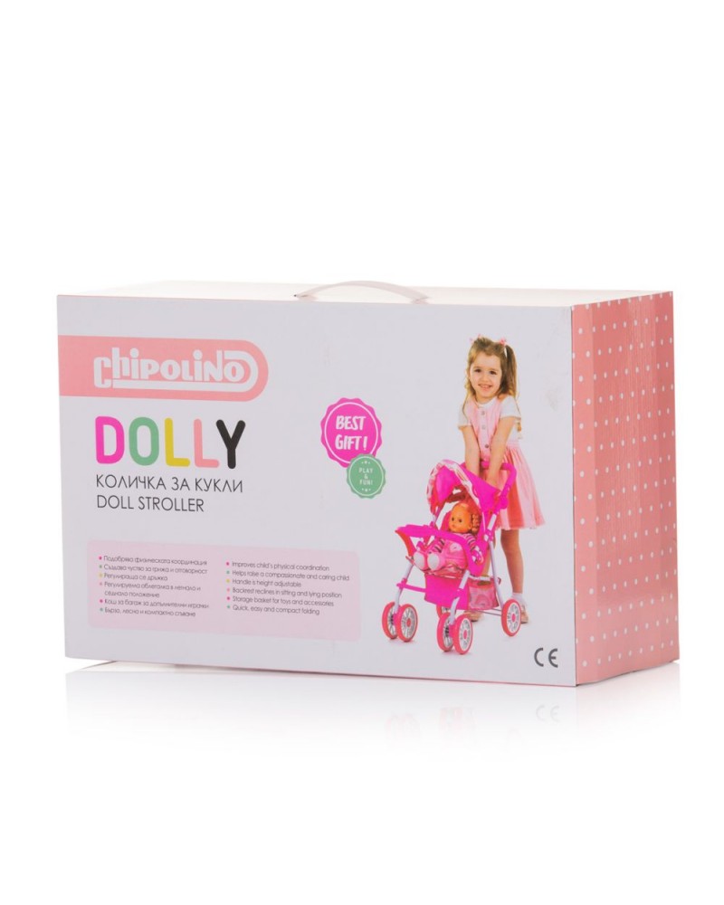 Silla De Paseo Para Muñecas Daisy Chain Zipp MAX | Classic Pink | Ajustable 76-82 Cm | Plegable | Edad 4-9 Años Silla De Paseo Para Muñecas Daisy Chain Zipp MAX | Classic Pink | Ajustable 76-82 Cm | Plegable | Edad 4-9 Años